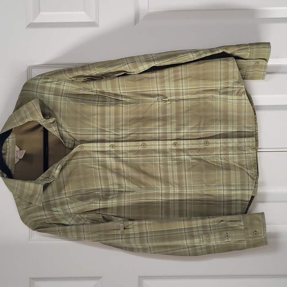 Duluth Trading Co. Sidewinder Shirt, Women's Size L, Green